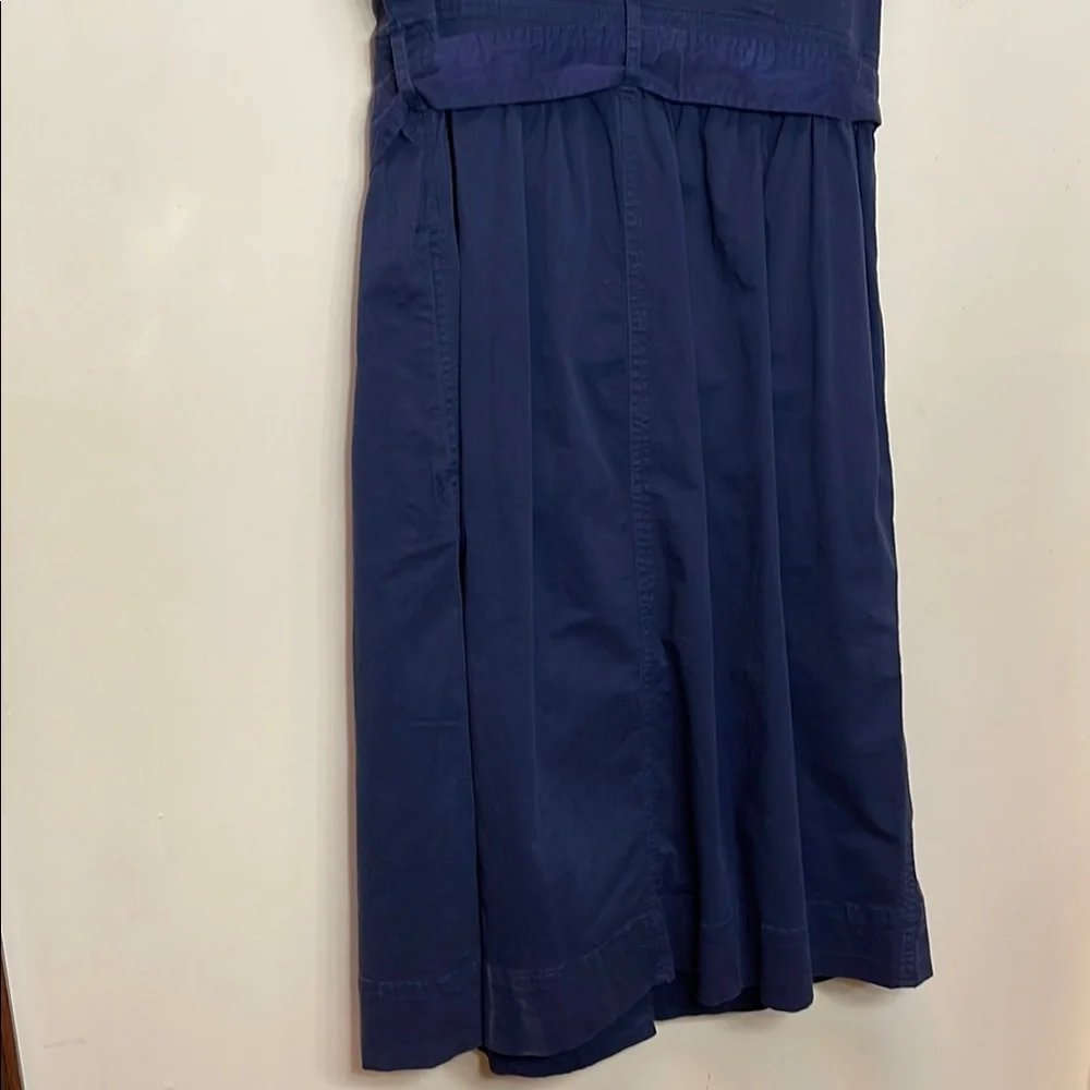 JCrew Navy Sleeveless Trench Dress